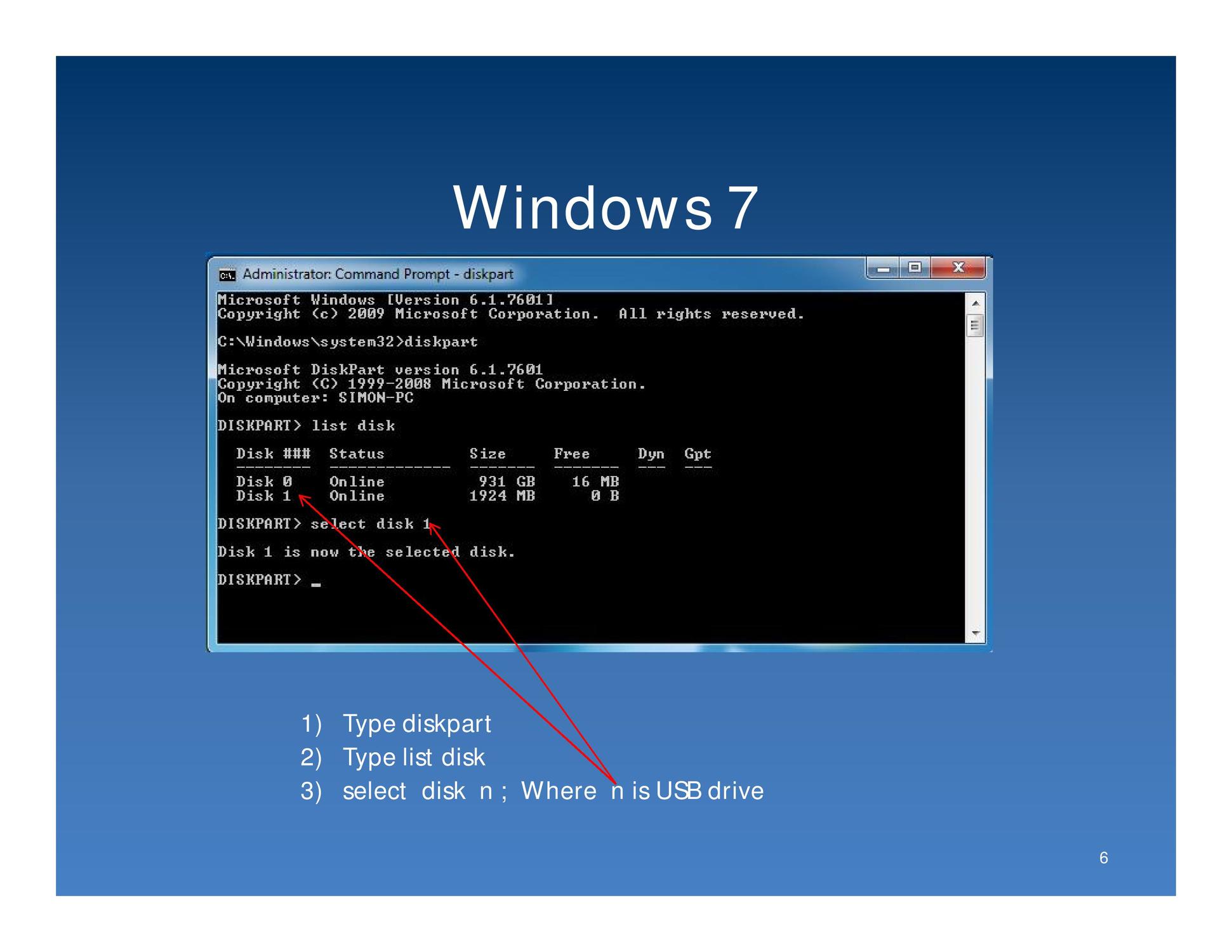 how to format usb drive command promt how to format usb drive command promt